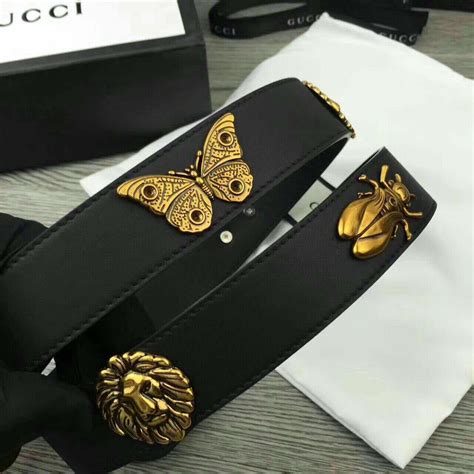 gucci butterfly belt replica|how to authenticate gucci belt.